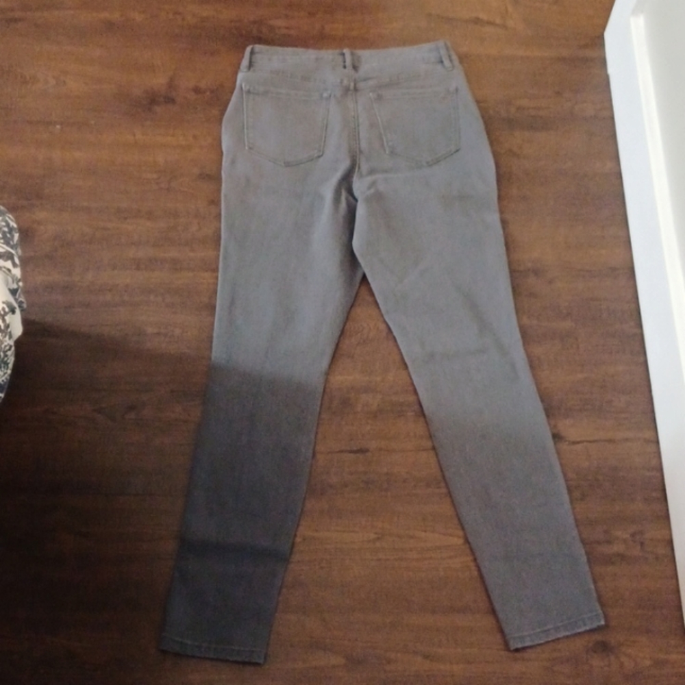 Martha Stewart Gray Patchwork Jean - image 4